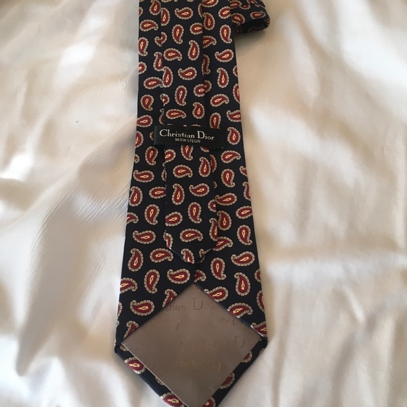 Christian Dior authentic silk tie - Picture 4 of 5